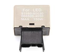 Chiyyak Relais de Clignotant électrique LED à 8 Broches, Réparant Efficacement les Problèmes de Clignotants pour // 12V DC 150W ABS