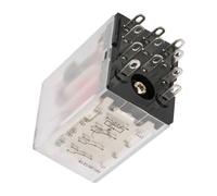 Chiyyak Relais Intermédiaire BEMM3C, Relais électromagnétique Compact et Fiable pour équipement D'automatisation, AC220V, Courant Nominal 5A, Construction en Alliage, 1 Pièce