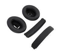 Chiyyak Remplacement de QC45, Améliorez Votre Expérience de Port avec des Coussinets d'oreille en Mousse à Mémoire, Facile à Installer pour Une qualité Sonore Stable, des Coussins (Noir)