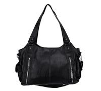 Chiyyak Sac à bandoulière, sac fourre-tout élégant en cuir PU avec grande capacité pour un usage quotidien, messager ou sac à main, noir, #311, Commun