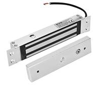 Chiyyak Serrure électromagnétique Force de Maintien de 180 Kg DC 12 V Contrôle D'accès avec Alliage D'aluminium Haute Résistance pour Porte Coupe-feu en Bois, Verre et Métal