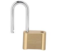 Chiyyak Serrure en Laiton Durable à 4 Cadrans, Cadenas à Code pour Valise à Combinaison étanche et Inoxydable, Anse en Acier Robuste, Définissez Votre Propre Code, pour Fourgonnettes, Entrepôts