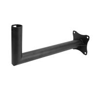 Chiyyak Support de parabole satellite coupe-vent pour V2 - Kit de toit mural en acier inoxydable noir - Installation facile pour l'extérieur
