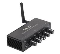 Chiyyak Système D'amplificateur Stéréo de Réverbération Bluetooth 5.0 avec Mélangeur de Micro pour DJ Studio Stéréo 3.5mm