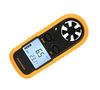 Chiyyak Thermomètre Anémomètre Numérique Portable avec écran LCD pour la Mesure de la Vitesse du Vent, Idéal pour les Sports de Plein Air, Jauge de Vitesse du Vent Portable en Plastique