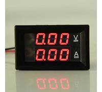 Chiyyak Voltmètre et Ampèremètre CC à Double Affichage LED pour une Lecture Rapide, Applicable aux Amateurs de Voitures et aux Bricoleurs (#1)