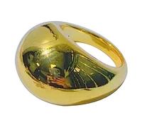 CHIZISX Bagues ovales élégantes tendance de 17 mm de diamètre intérieur, bijoux de fête, mariage, Plastique/résine, Aucune pierre précieuse