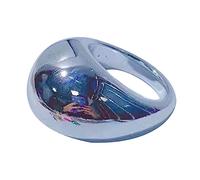 CHIZISX Bagues ovales élégantes tendance de 17 mm de diamètre intérieur, bijoux de fête, mariage, Plastique/résine, Aucune pierre précieuse