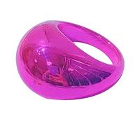 CHIZISX Bagues ovales élégantes tendance de 17 mm de diamètre intérieur, bijoux de fête, mariage, Plastique/résine, Aucune pierre précieuse