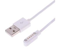 CHIZISX Câble de charge USB avec cordon d'alimentation, support pour montre connectée KW88 KW18 GT88 en cuir, bracelet de montre de sport, boucle en métal, cadre