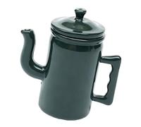 CHIZISX Cafetières miniatures en métal avec couvercle à l'échelle 1/12 pour maisons de poupées, décorations de cuisine rétro, accessoires de collection pour maisons de poupée avec couvercle