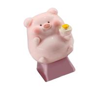 CHIZISX Clavier artistique sur le thème du cochon pour claviers mécaniques, tige croisée, durable, résistant à la décoloration, remplacement unique