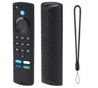 CHIZISX Coque de protection pour télécommande - Design anti-chute - Brillance nocturne - Sangle pour bâton 3ème génération/télécommande 4K - Coque colorée