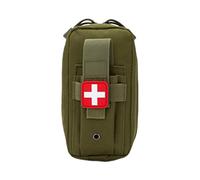 CHIZISX Essential Emergent Set Sac Fonctionnel Emergent Voyage Utilisé Pochettes pour Organisé Fournitures Thérapeutiques Stockage Fournitures Scolaires, vert militaire, Taille unique
