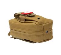 CHIZISX Essential Emergent Set Sac Fonctionnel Emergent Voyage Utilisé Pochettes pour Organisé Fournitures Thérapeutiques Stockage Fournitures Scolaires, Couleur boue., Taille unique