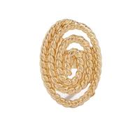 CHIZISX Gros pétales exagérés, accessoire de mode pour femme, bijoux grunge, pièces de style, Métal, Pas de gemme