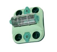 CHIZISX Jouet d'alimentation lente réglable pour animaux de compagnie encourageant les habitudes et l'intelligence d'entraînement facile à nettoyer modulaire Slow Food Wheel Toy