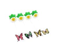 CHIZISX Jouet électrique pour chats avec papillon rotatif interactif pour l'intérieur des félins exercice automatique pour chats électriques