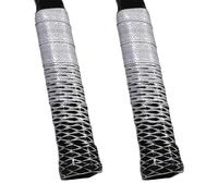 CHIZISX Lot de 2 rubans adhésifs texturés résistants à la transpiration faciles à installer pour équipement de sport, raquettes, vélo, tennis, badminton