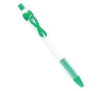 CHIZISX Lot de 20 stylos à bille rétractables avec ruban de sensibilisation et clip pour écrire en douceur pour le bureau