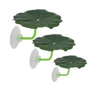CHIZISX Lot de 3 ventouses pour aquarium - Plateforme de repos - Abri pour poissons - Habitats naturels - Design sûr - Tapis de repos pour poissons
