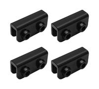 CHIZISX Lot de 4 supports rectangulaires à 2 voies pour tente, tonnelle, connecteur de rechange, pièces de rechange rectangulaires