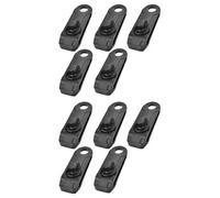 CHIZISX Lot de 5/10 pinces de serrage pour bâche - Vis à pouce - Attaches de tente - Pour auvents de piscine - Clips de cordon élastique - Forte adhérence - Sécurisation d'équipement extérieur