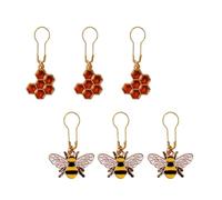 CHIZISX Lot de 6 marqueurs à tricoter en métal pour tisser pull, écharpe, chapeau, sac