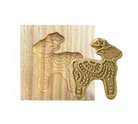 CHIZISX Moules à biscuits en bois faciles à utiliser avec des surfaces lisses, parfaits pour la fabrication de biscuits, chocolats, bonbons, accessoires de cuisine, moules de cuisson polyvalents