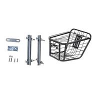 CHIZISX Panier de rangement pour vélo de grande capacité pour charges lourdes et petits animaux de compagnie en métal pour les sorties en famille et le shopping