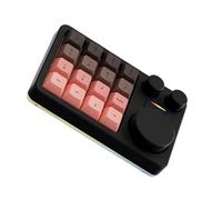 CHIZISX Petit clavier USB avec 16 touches, trois boutons, fonctions macros pour une installation facile, pas besoin de pilote large compatible avec un clavier de jeu