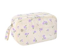 CHIZISX Trousse à crayons Capybara de grande capacité et multi-poches en tissu pour étudiants adultes voyage fournitures de bureau, H