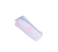 CHIZISX Trousse à crayons en polyester avec nœud en forme de nœud - Grande capacité - Pour ranger des stylos, des crayons, des voyages, du maquillage - Pour l'école, le bureau, le journal, bleu