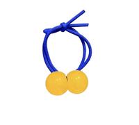 CHJAN 1 pièce Fashion Color Jelly Ball Rubber Band Ladies Jewelry Hair Circle Cute Jelly Hair Accessories for Girls
