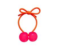 CHJAN 1 pièce Fashion Color Jelly Ball Rubber Band Ladies Jewelry Hair Circle Cute Jelly Hair Accessories for Girls