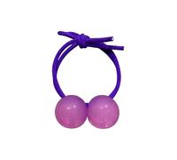 CHJAN 1 pièce Fashion Color Jelly Ball Rubber Band Ladies Jewelry Hair Circle Cute Jelly Hair Accessories for Girls