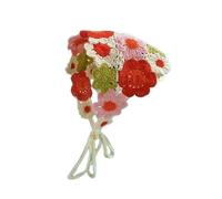 CHJAN Adorable bandeau triangle creux serviette femme printemps et été voyage littéraire photo cheveux écharpe