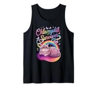 Chlamydia Survivor Cat Meme: Bold & Quirky Humor Débardeur