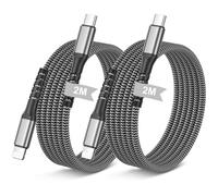 CHLANT Cable USB C vers Lightning Cable iPhone 2m Lot de 2, Certifié MFi Cable iPhone Rapide Power Delivery Fil Cordon Nylon Tressé Câble Lightning pour iPhone 14 13 12 11 Pro Max Plus Mini XR XS X 8