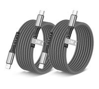 CHLANT Cable USBC Lightning Cable iPhone 3M Lot de 2, Certifié MFi Nylon Tressé Cable iPhone Rapide Power Delivery Cable USB C vers Lightning pour iPhone 14 13 12 11 Pro Max Plus Mini XR XS X 8