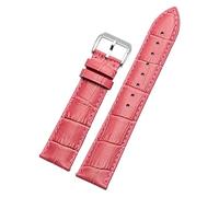 Chlikeyi Bracelet de montre en cuir véritable avec motif bambou 10mm-28mm, Couleur 9, 13mm