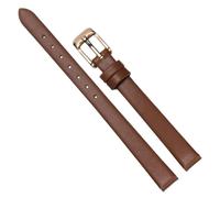 Chlikeyi Bracelet de montre en cuir véritable pour femmes, 6mm-22mm, mince, doux, Ultra fin, en cuir de vache, accessoires de chaîne de montre, Couleur 6, 6mm