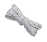 Chlikeyi Lacet noir et blanc Lacets en fil métallique, argent blanc, 180 cm