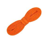 Chlikeyi Lacet Plat Twill Lacet Réfléchissant Résistant à l'usure Corde à Chaussures Antidérapante, orange, 150 cm