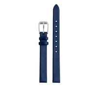 Chlikeyi Petit bracelet de montre en soie pour femme, 10mm, Bleu Argent, 10mm