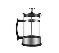 chlius Cafetière à Piston avec Filtre, Cafetière à Pression Française Théière Isolés à Double Couche en Acier Inoxydable ABS, Cafetières sans Rouille pour Maison Bureau Restaurants 600 L