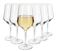 CHLJAR Lot de 6 verres à vin blancs élégants de 410 ml - Passe au lave-vaisselle - Résistant aux chocs - Design élégant - Idéal pour un usage personnel et cadeau - Convient pour Aperol Spritz et tous