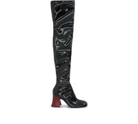 Chloé - Bottes noires en cuir avec talon en cuir de - Femme - Chaussures - Noir - Taille: 38 1/2 EU