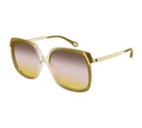 Chloé Femme Chloé CH0286S 008 Lunettes de soleil Acétate Beige Rose Carré