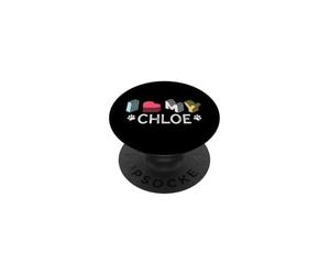 Chloe Chloe Nom personnalisé pour Les Amoureux des Animaux PopSockets PopGrip Adhésif